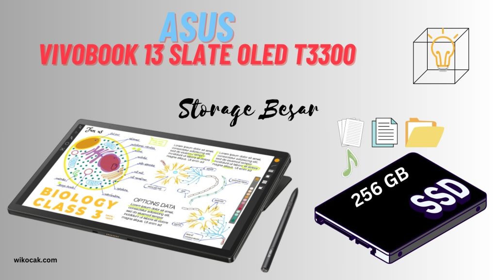 Storage ASUS Vivobook 13 Slate OLED T3300